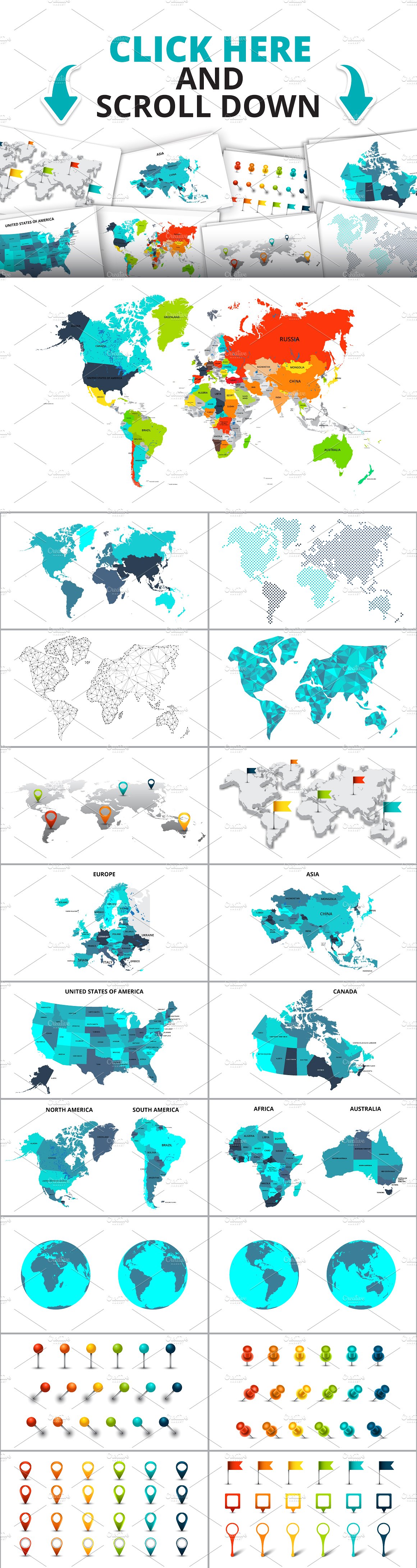 Maps and markers