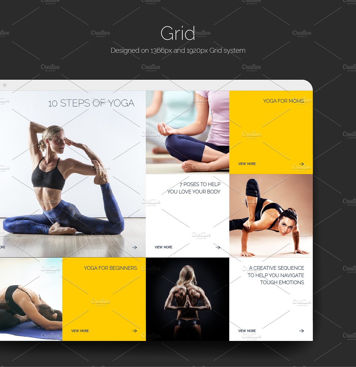 Lotus - Yoga PSD Template