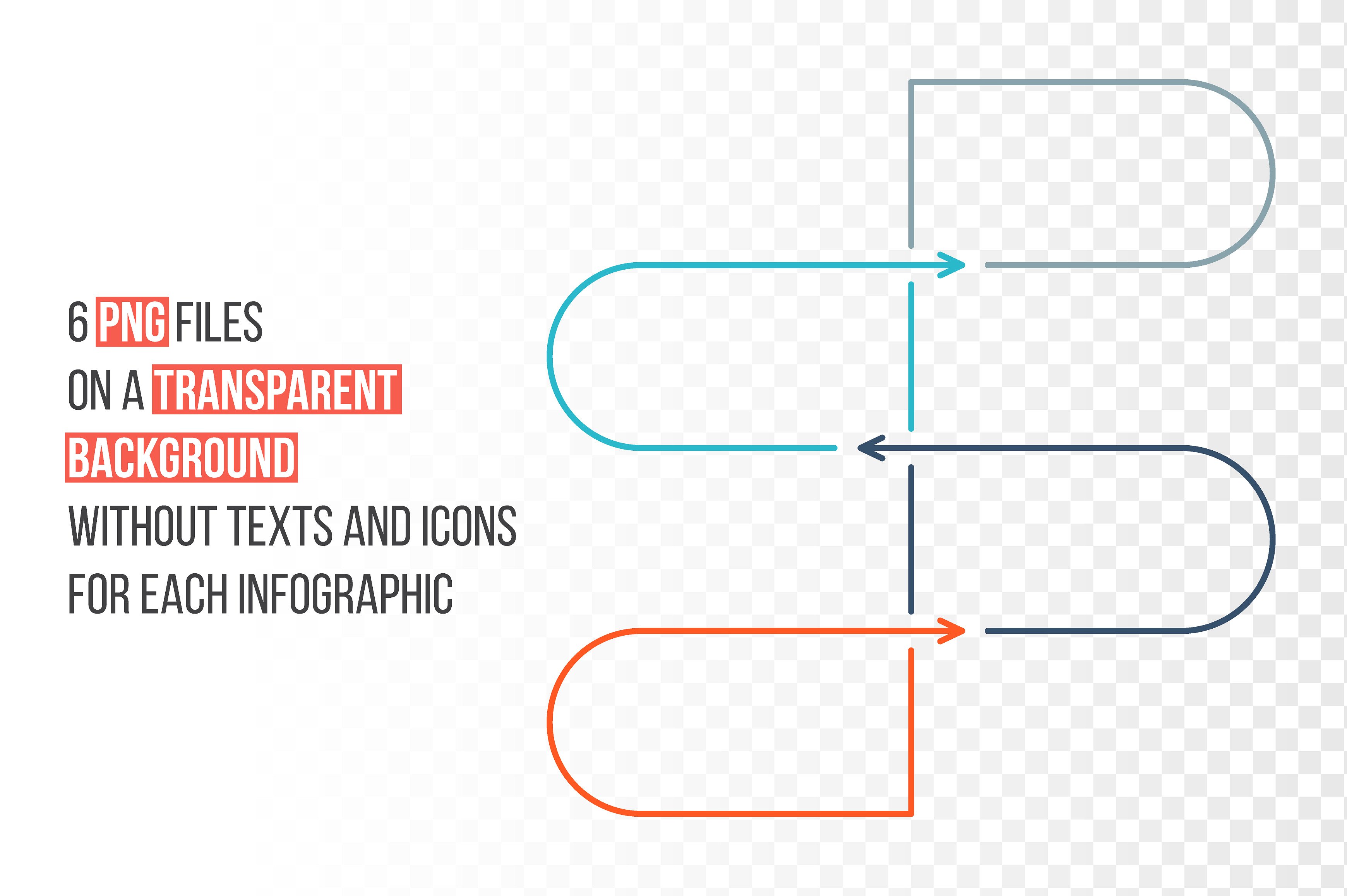 Linear elements for infographi