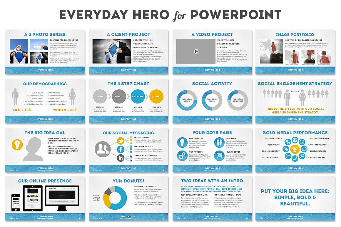 Everyday Hero Powerpoint HD Te