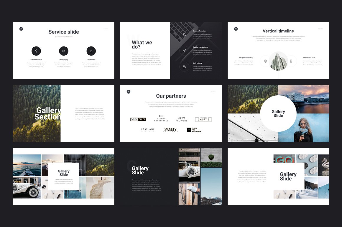 Desire PowerPoint Template G