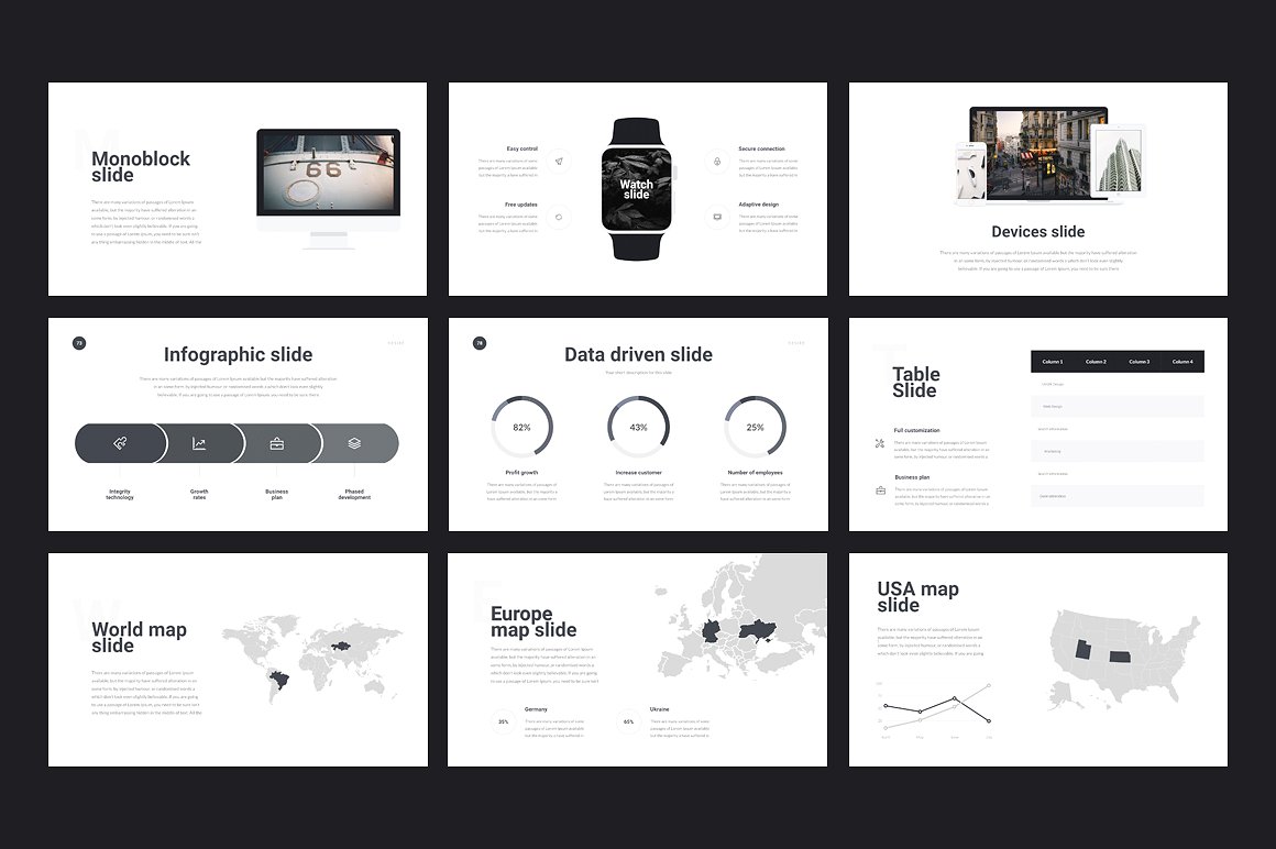 Desire PowerPoint Template G