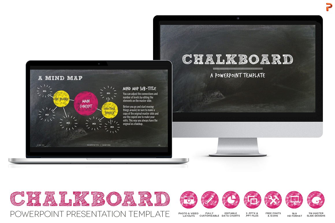 Chalkboard PPT Presentation Te