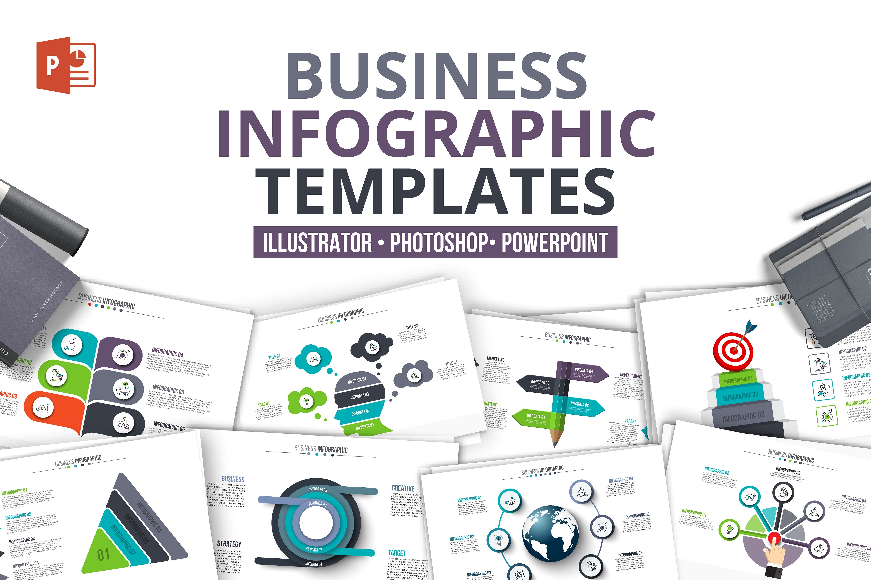 Business powerpoint infographi