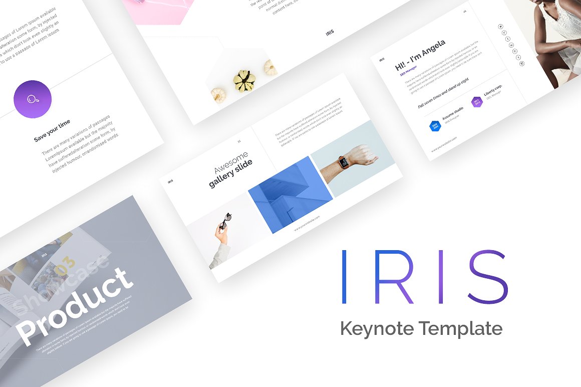 IRIS - Minimal Keynote Templat