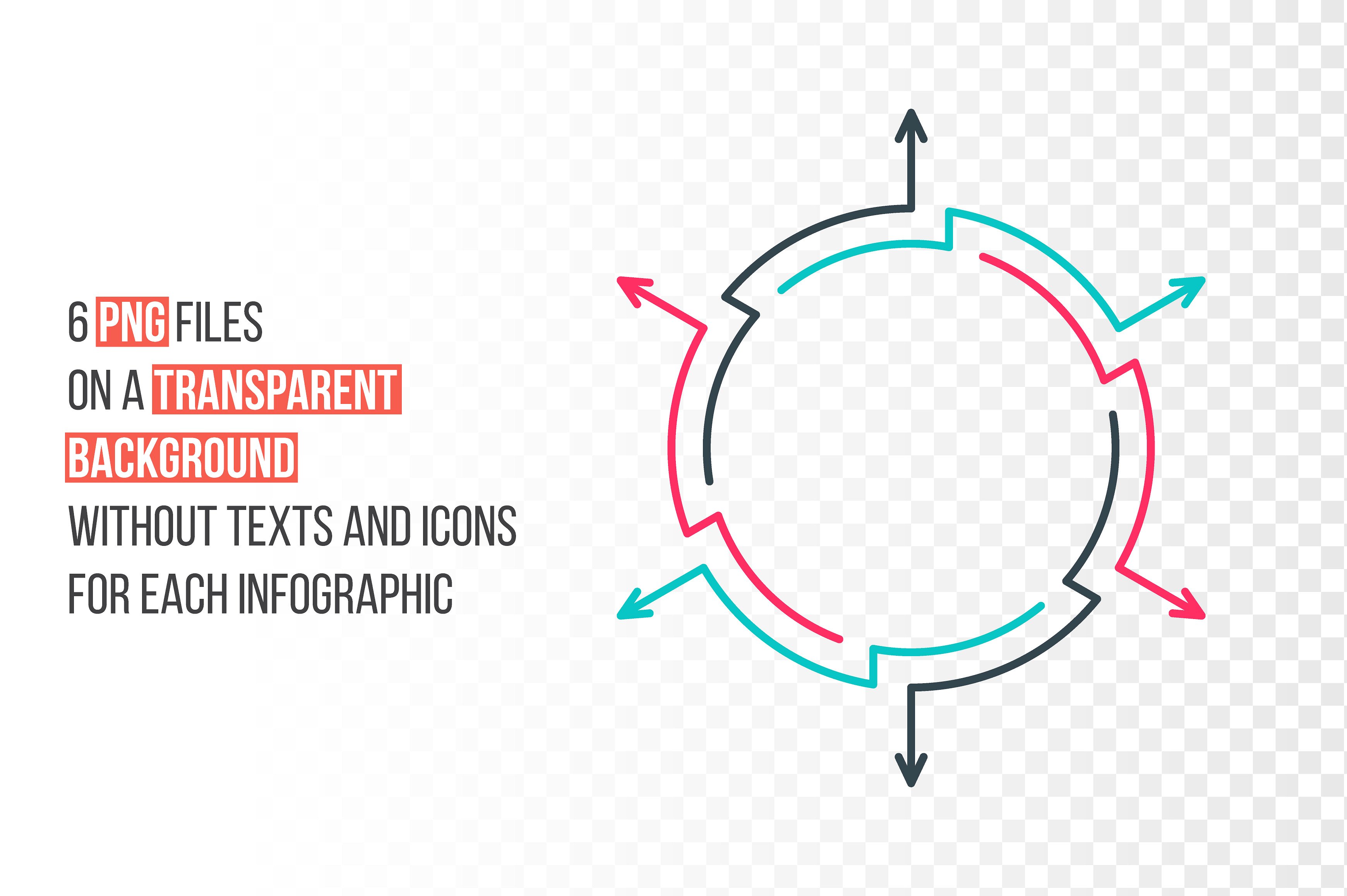 Line flat elements for infogra