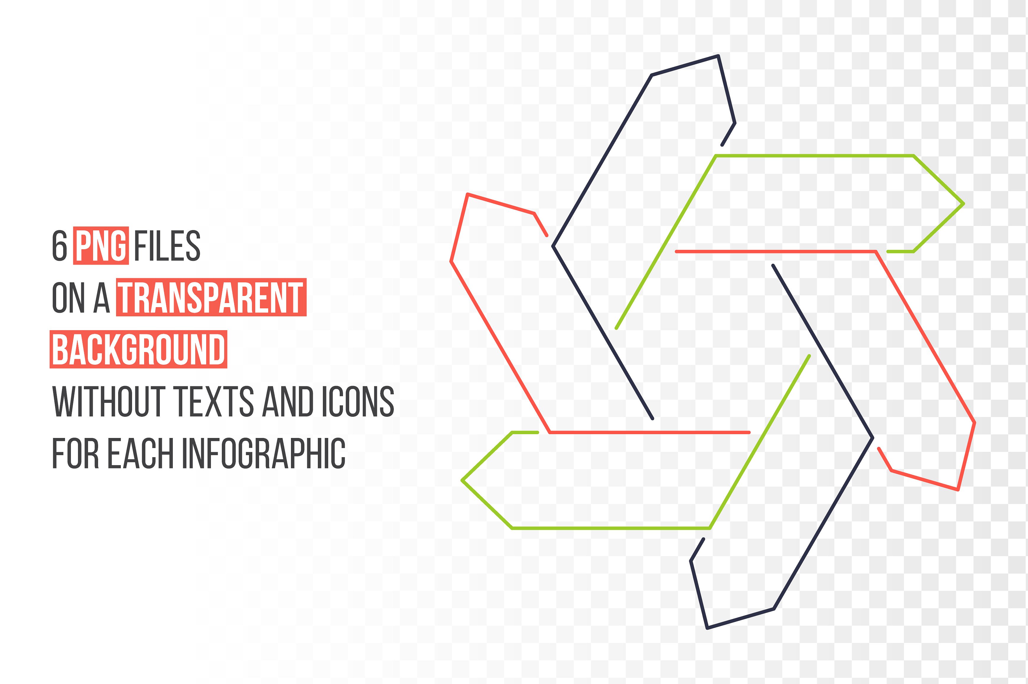 Linear elements for infographi