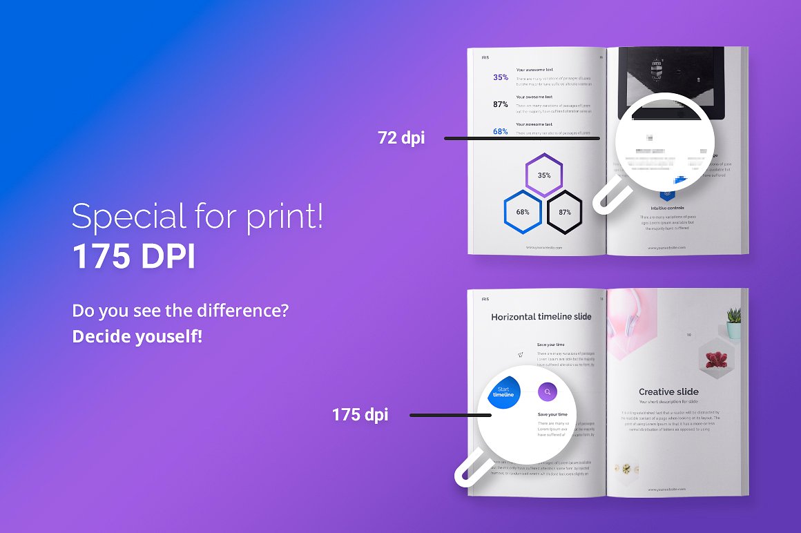 A4 - IRIS PowerPoint Template