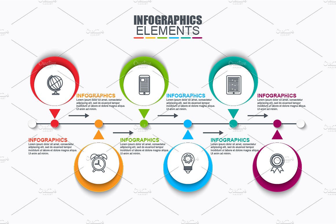 Pack Timeline Infographics