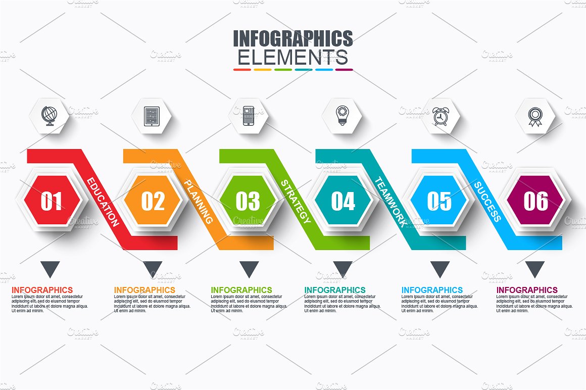 Pack Timeline Infographics