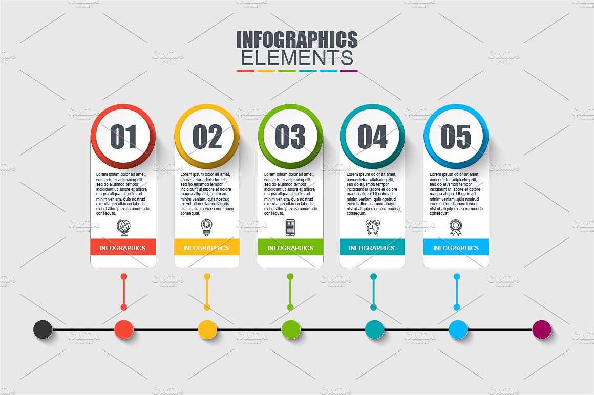 Pack Timeline Infographics