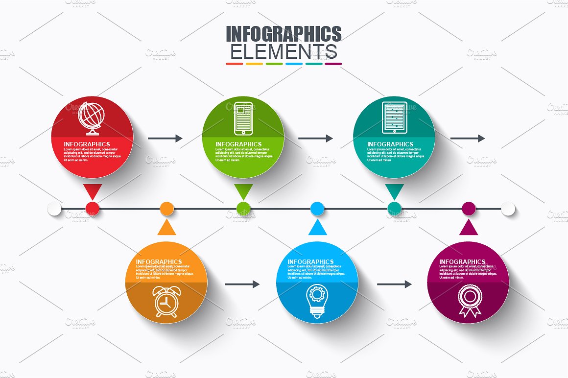 Pack Timeline Infographics