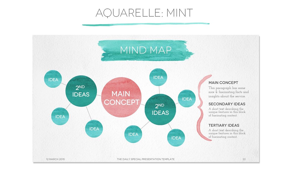 Aquarelle Powerpoint Template