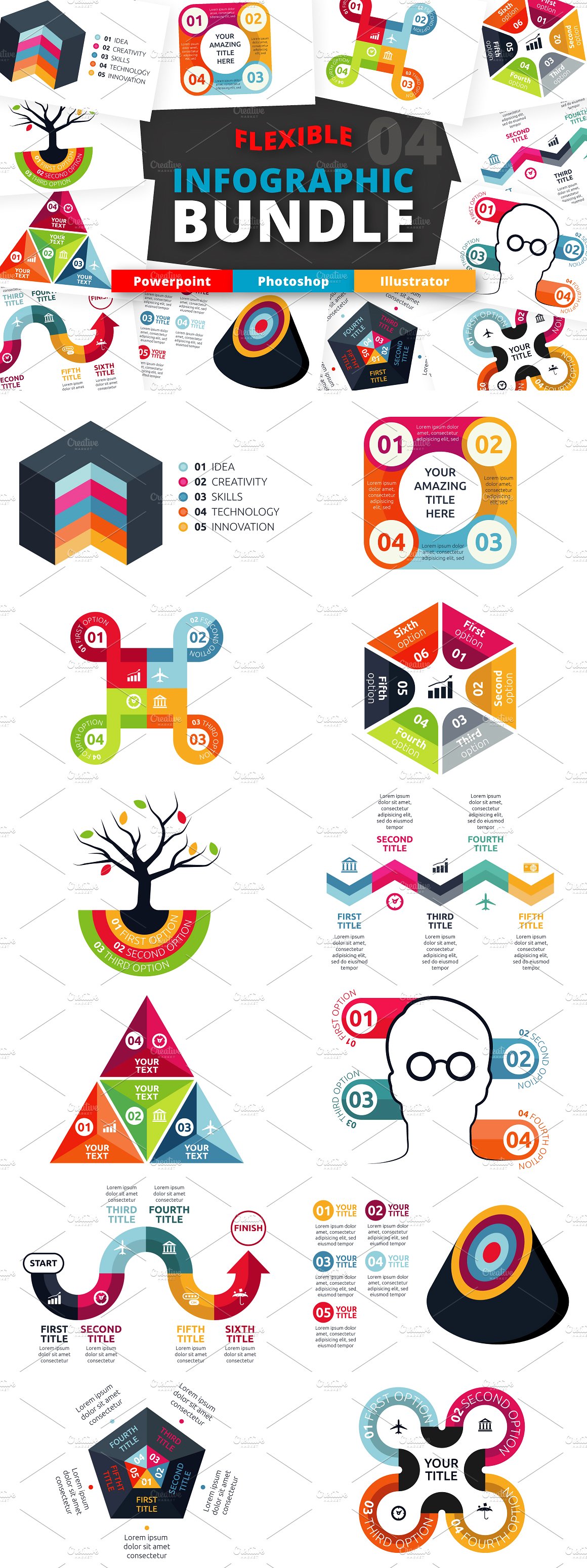 Flexible Infographic Bundle (v