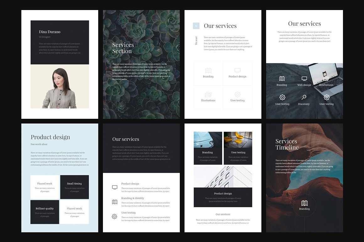 A4 - Focus PowerPoint Template