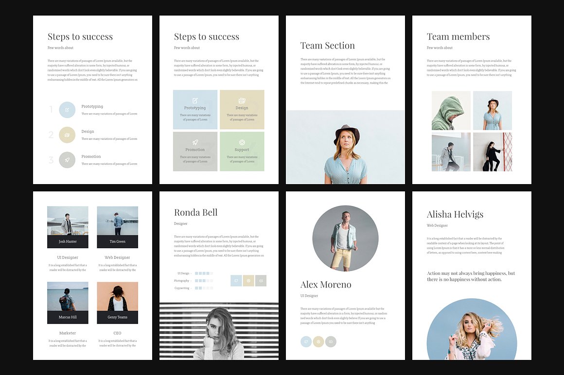 A4 - Focus PowerPoint Template