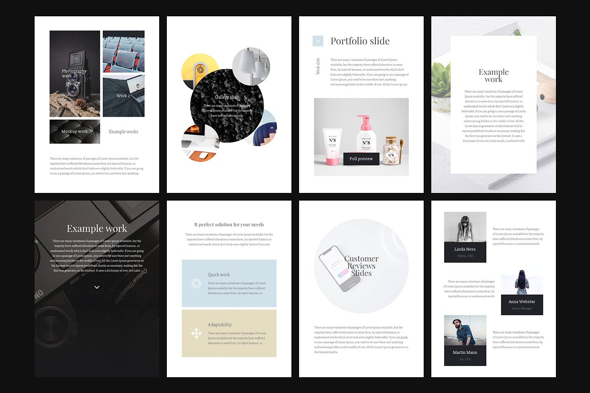 A4 - Focus PowerPoint Template