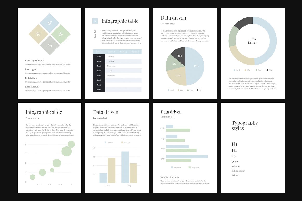 A4 - Focus PowerPoint Template