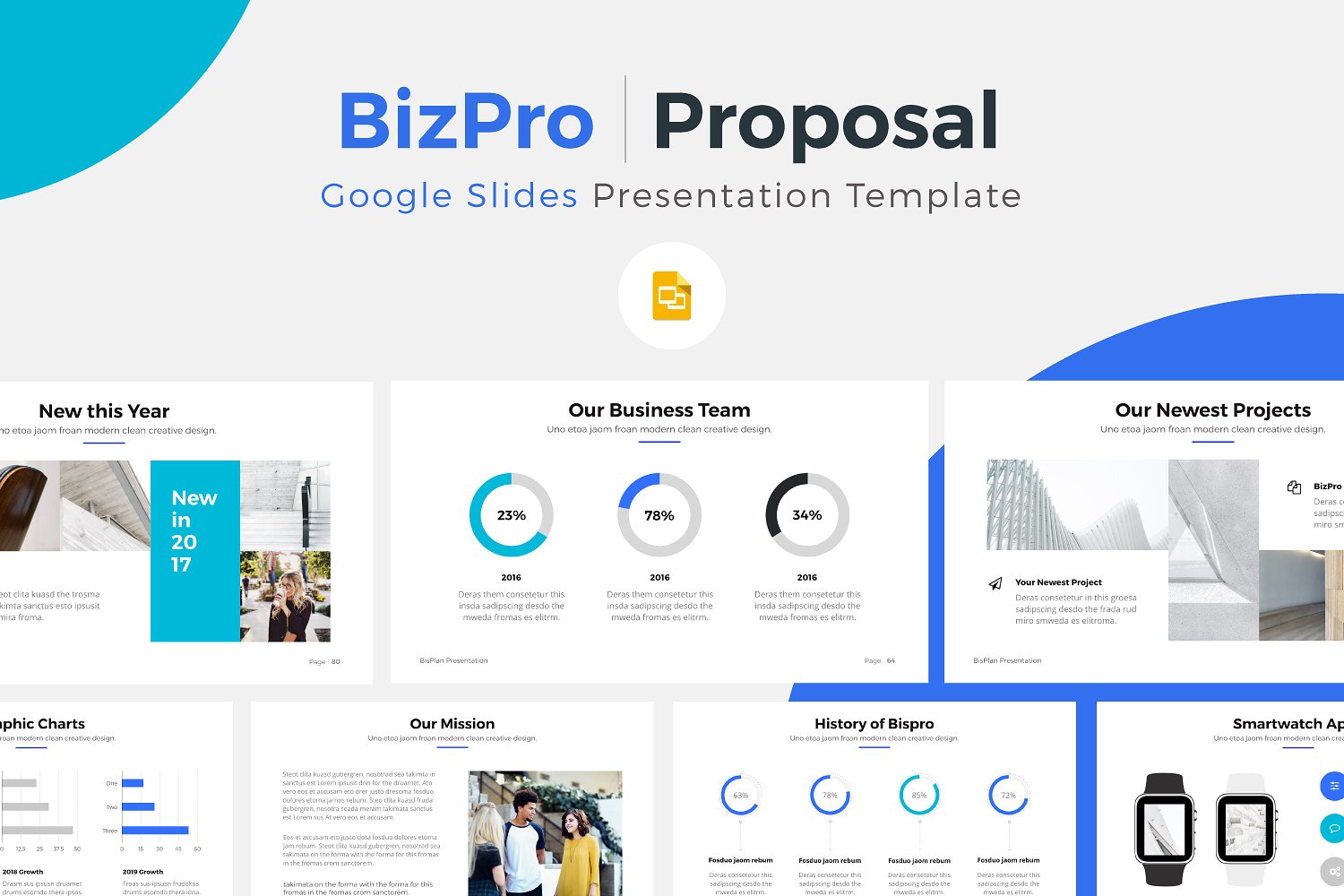 BizPro. Google Slides Template