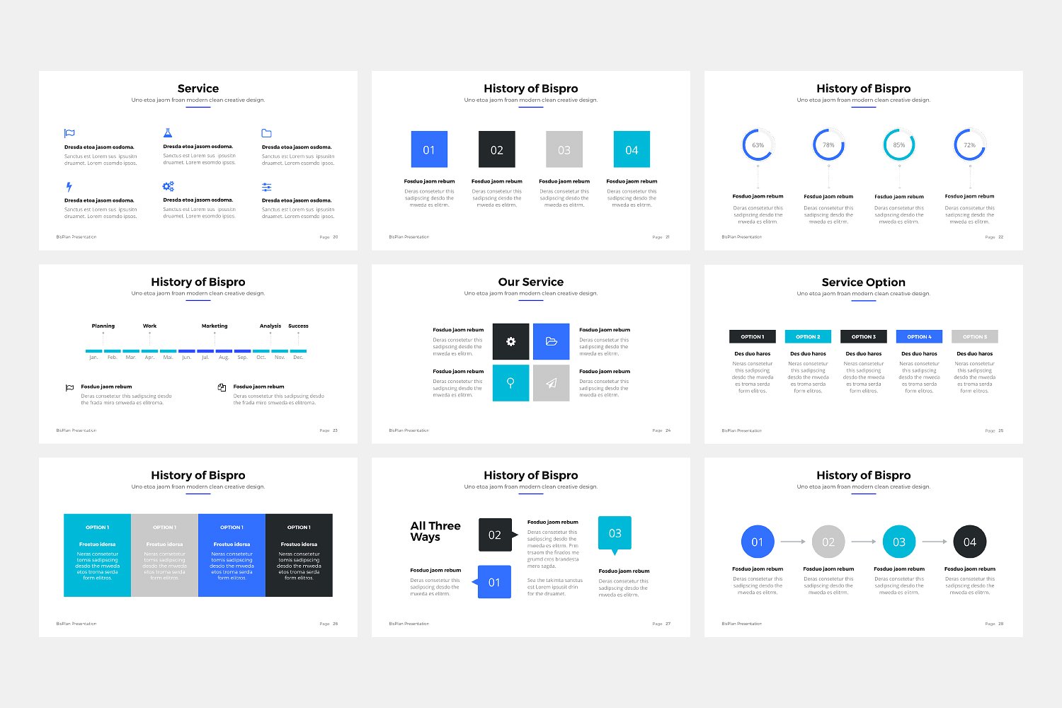 BizPro. Google Slides Template