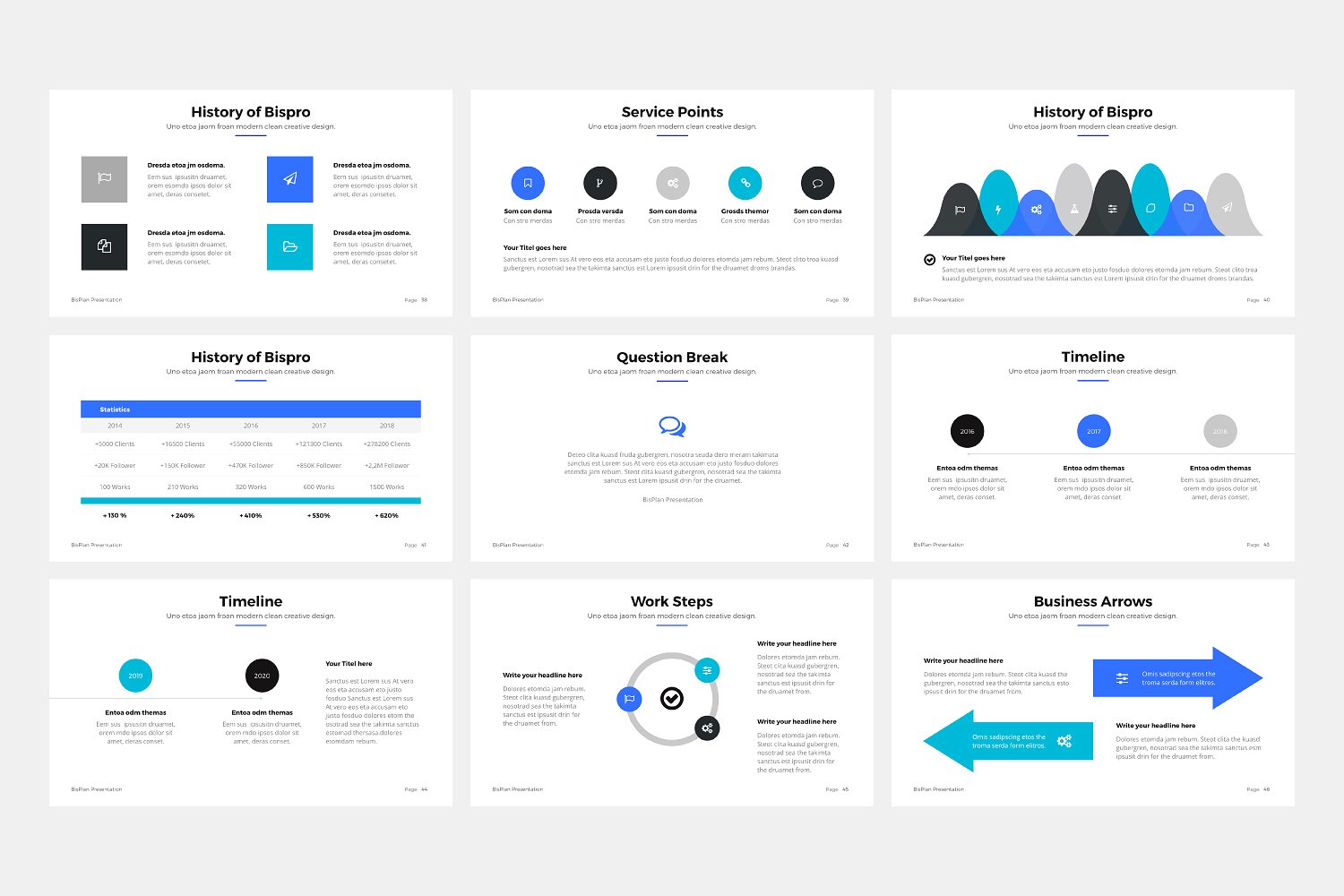 BizPro. Google Slides Template