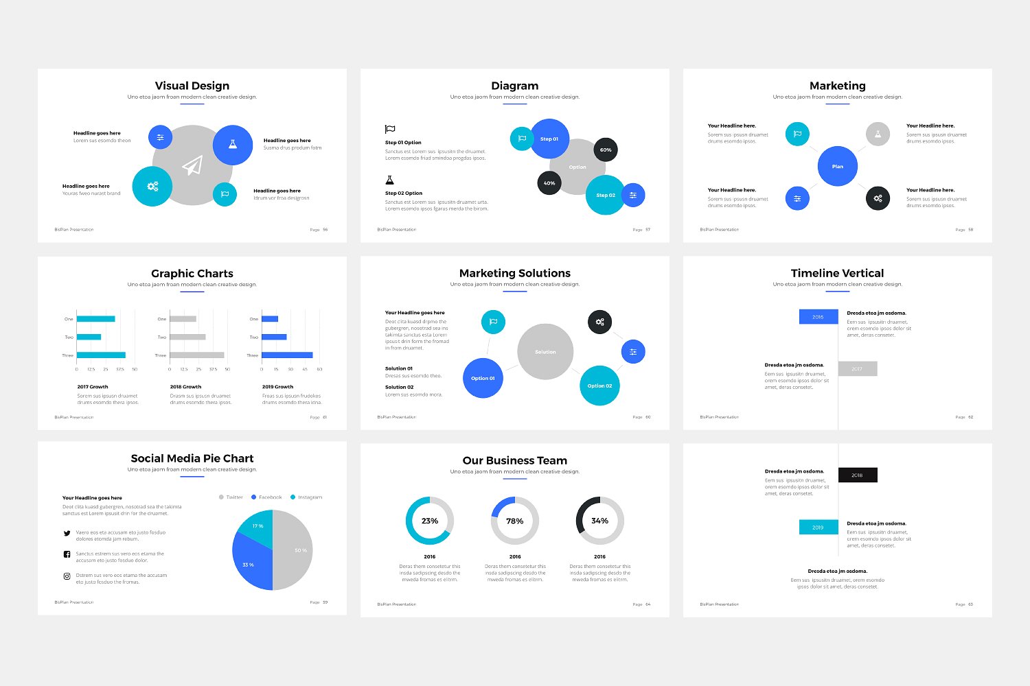 BizPro. Google Slides Template