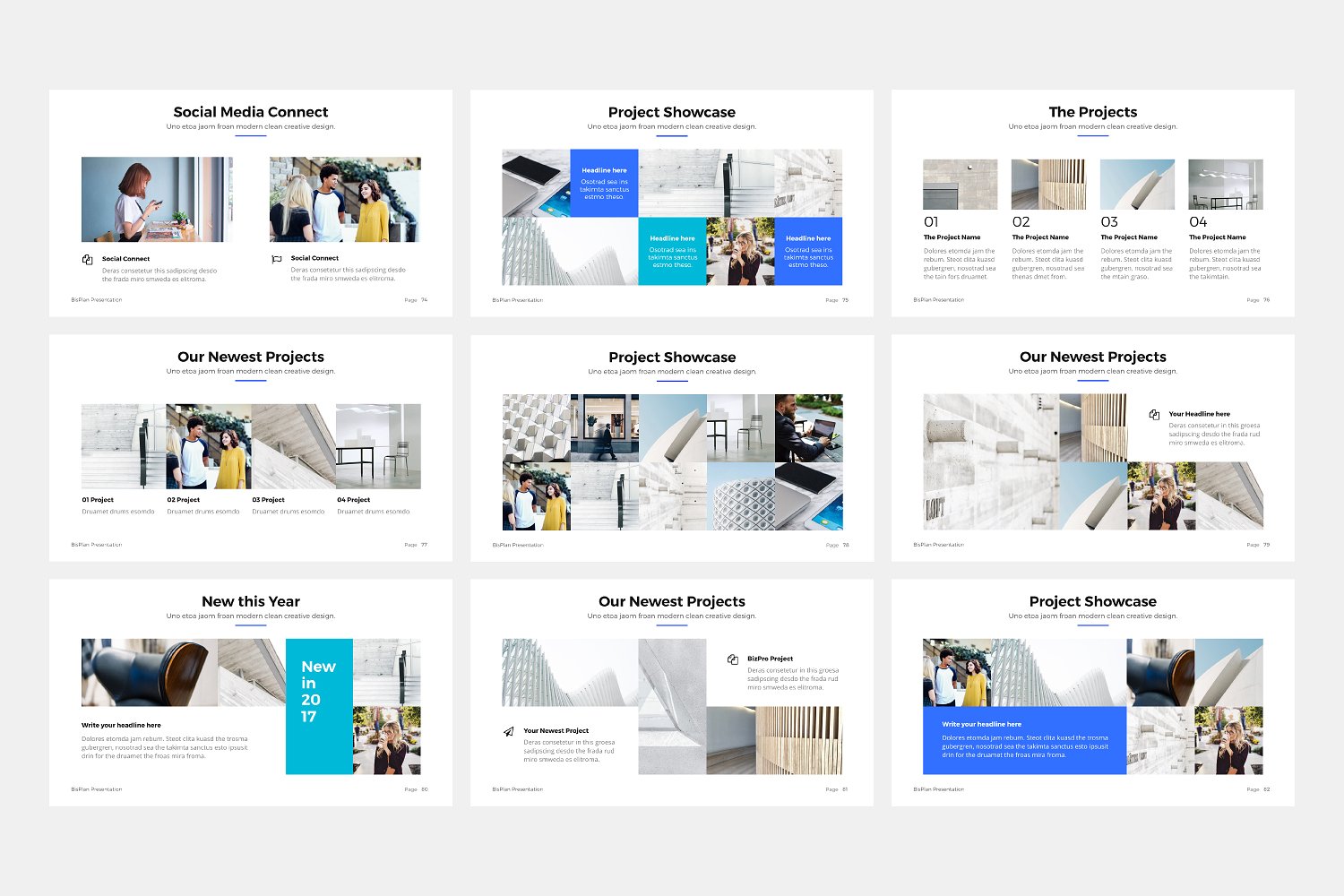 BizPro. Google Slides Template