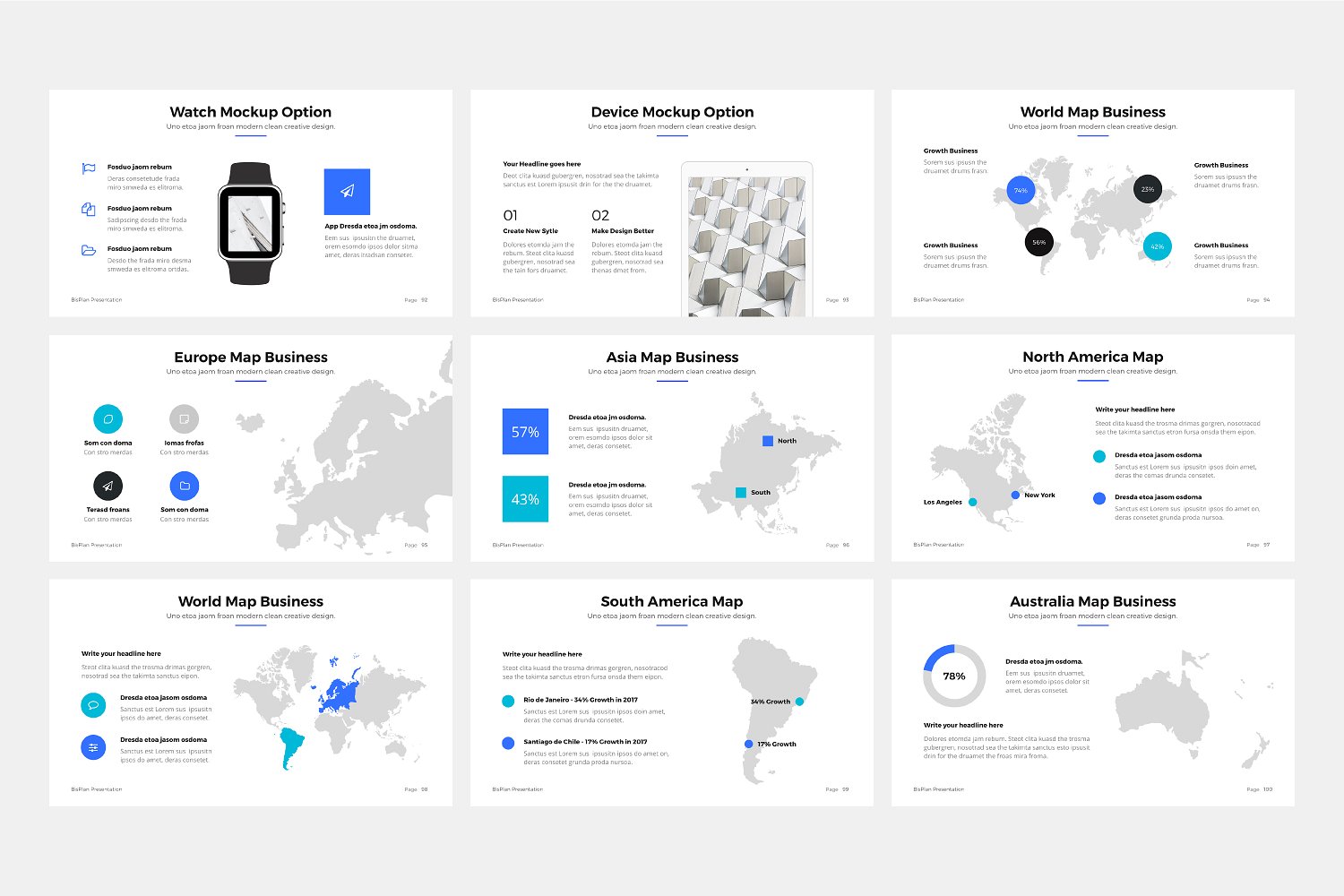 BizPro. Google Slides Template