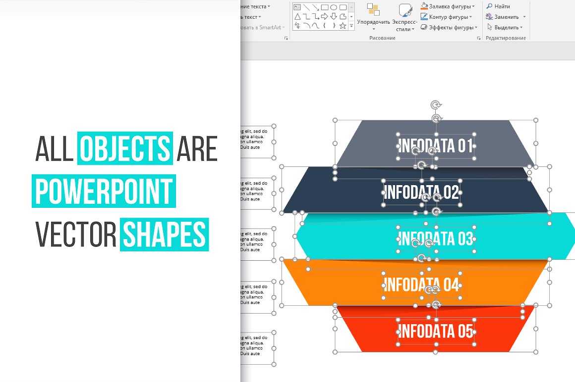 Fresh powerpoint infographics