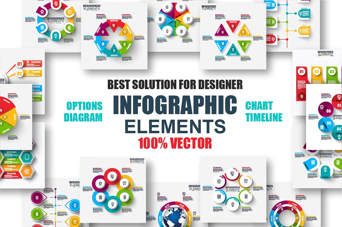 Pack Infographic Elements