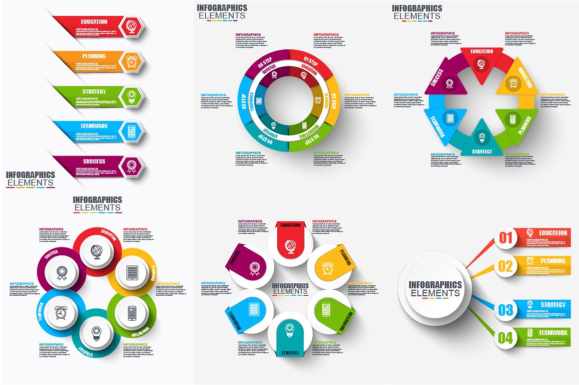 Pack Infographic Elements