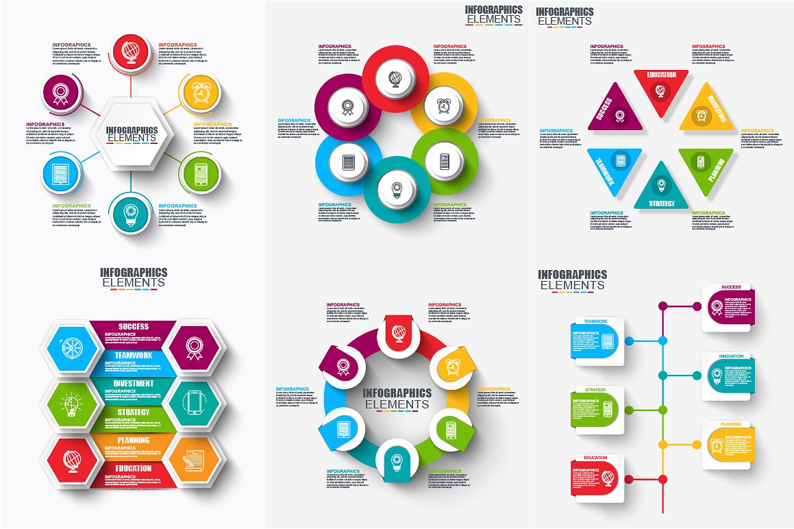 Pack Infographic Elements