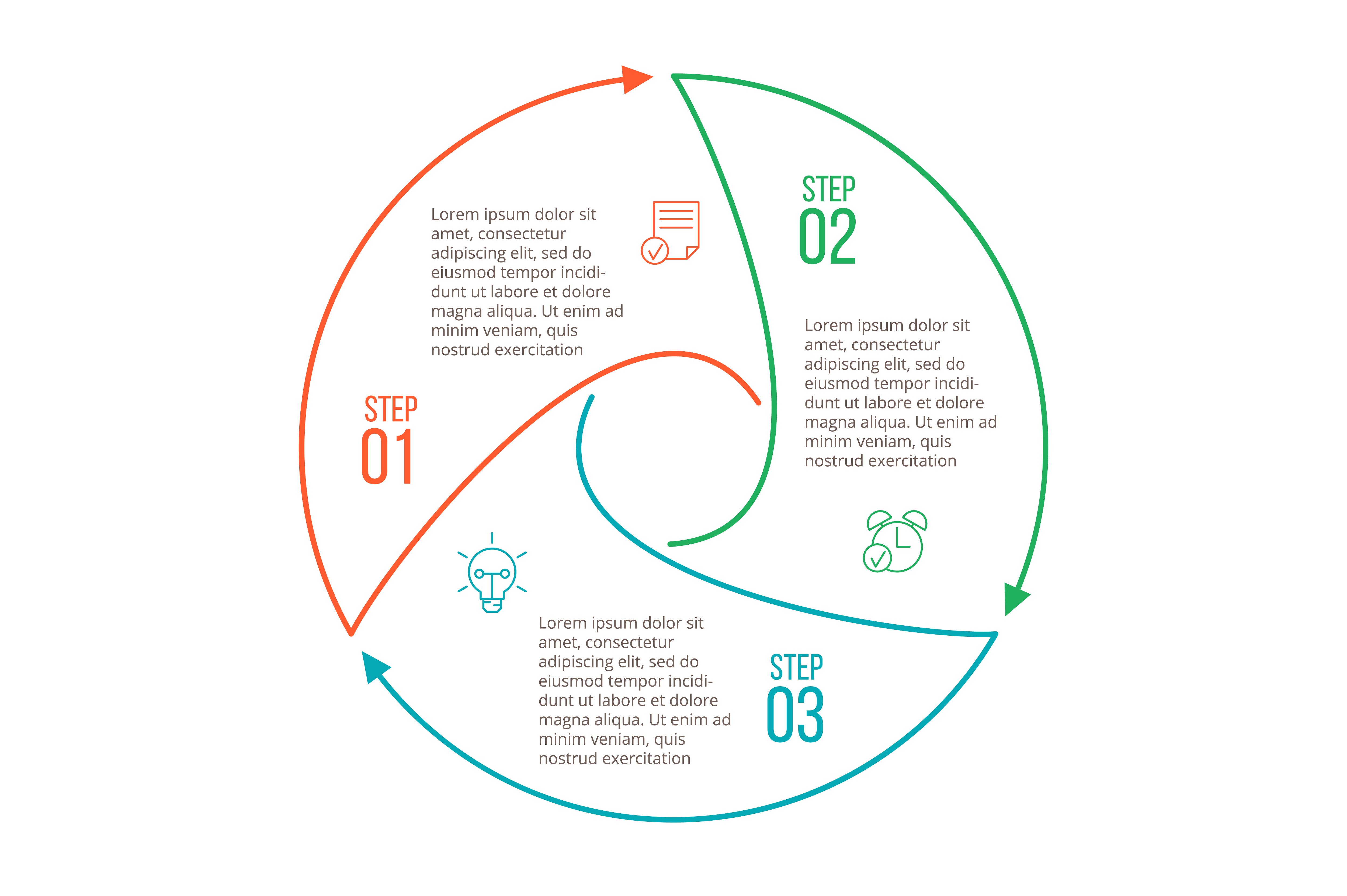 Linear elements for infographi