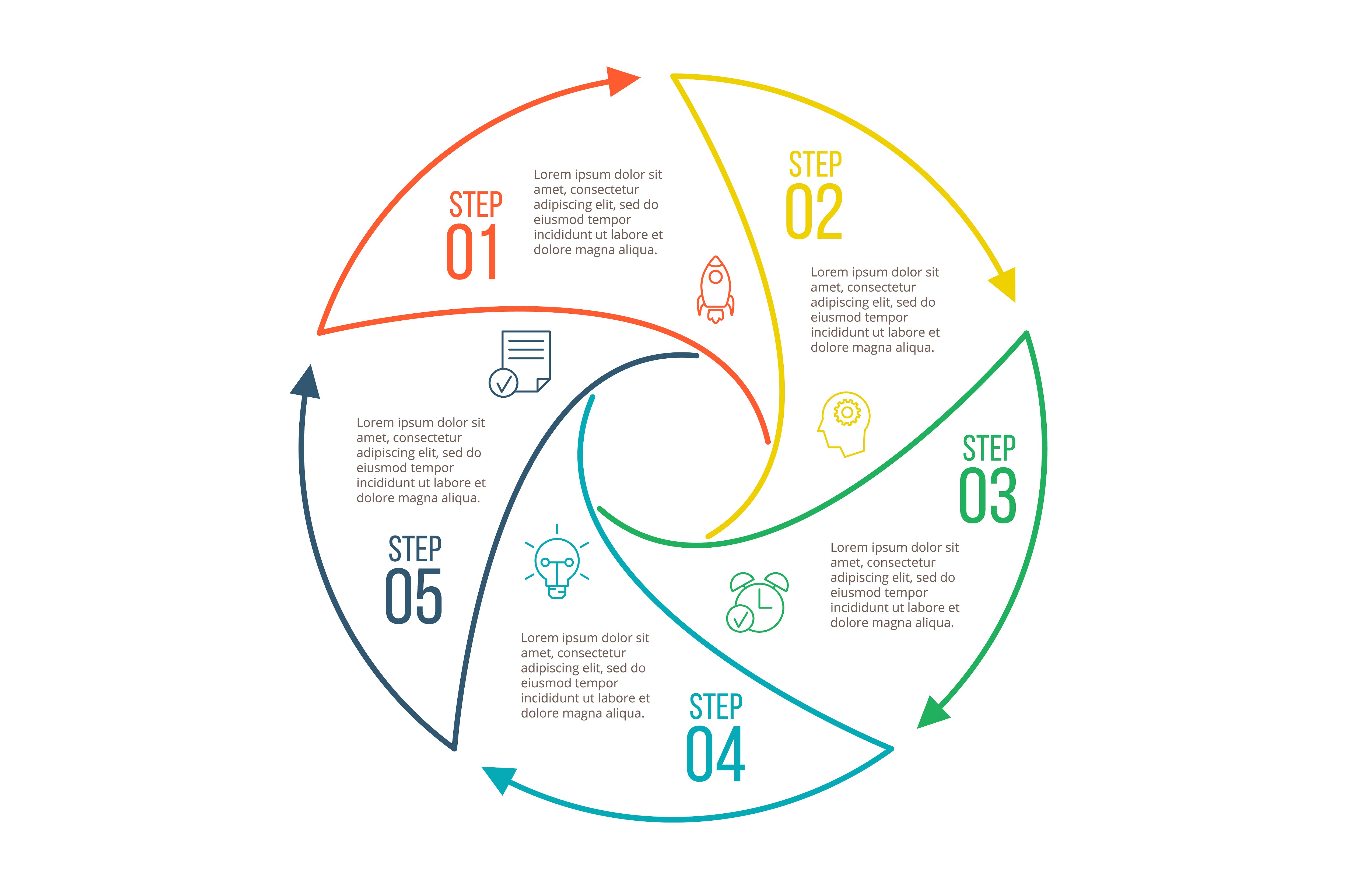 Linear elements for infographi