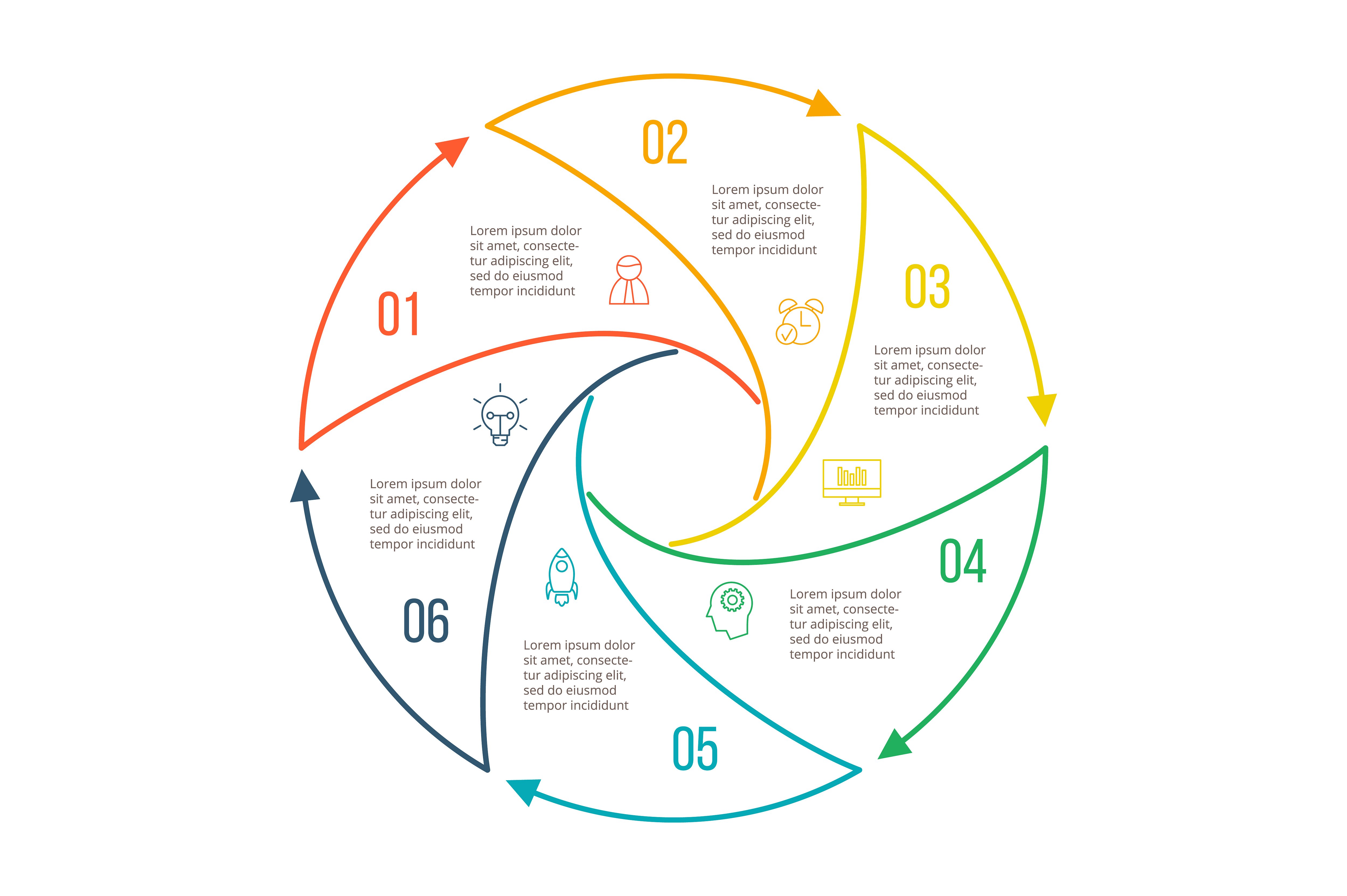 Linear elements for infographi