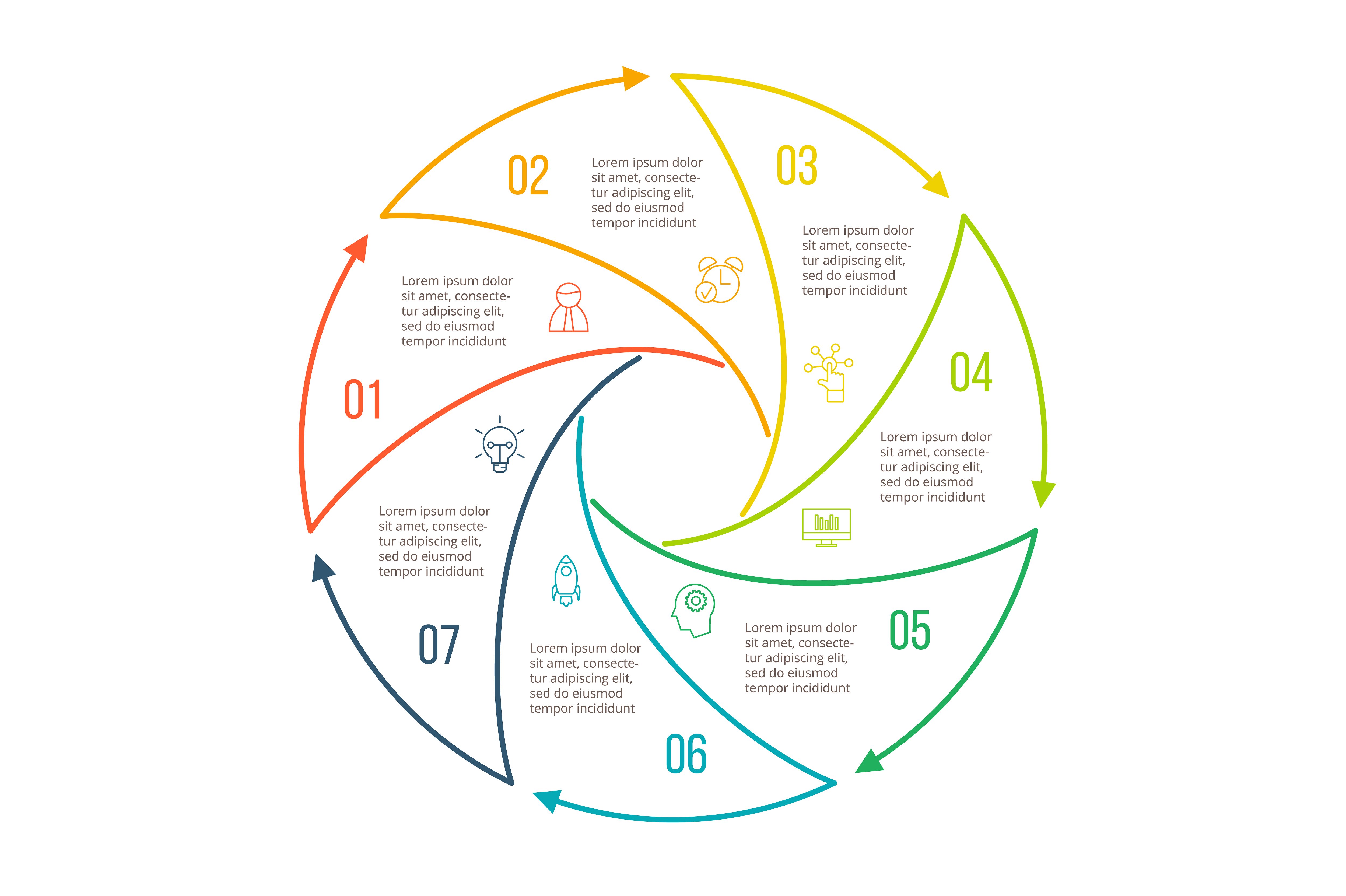 Linear elements for infographi