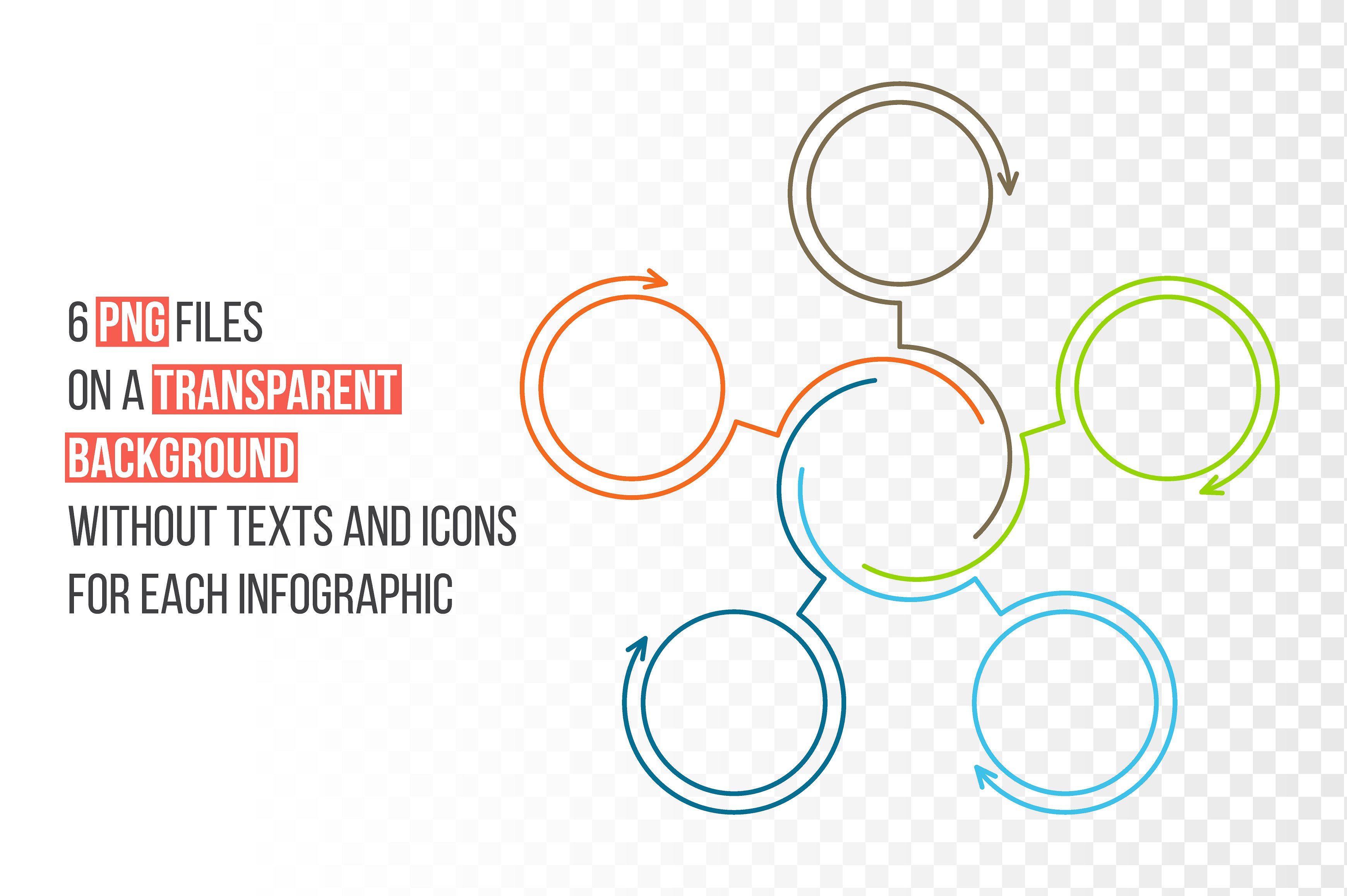 Linear elements for infographi