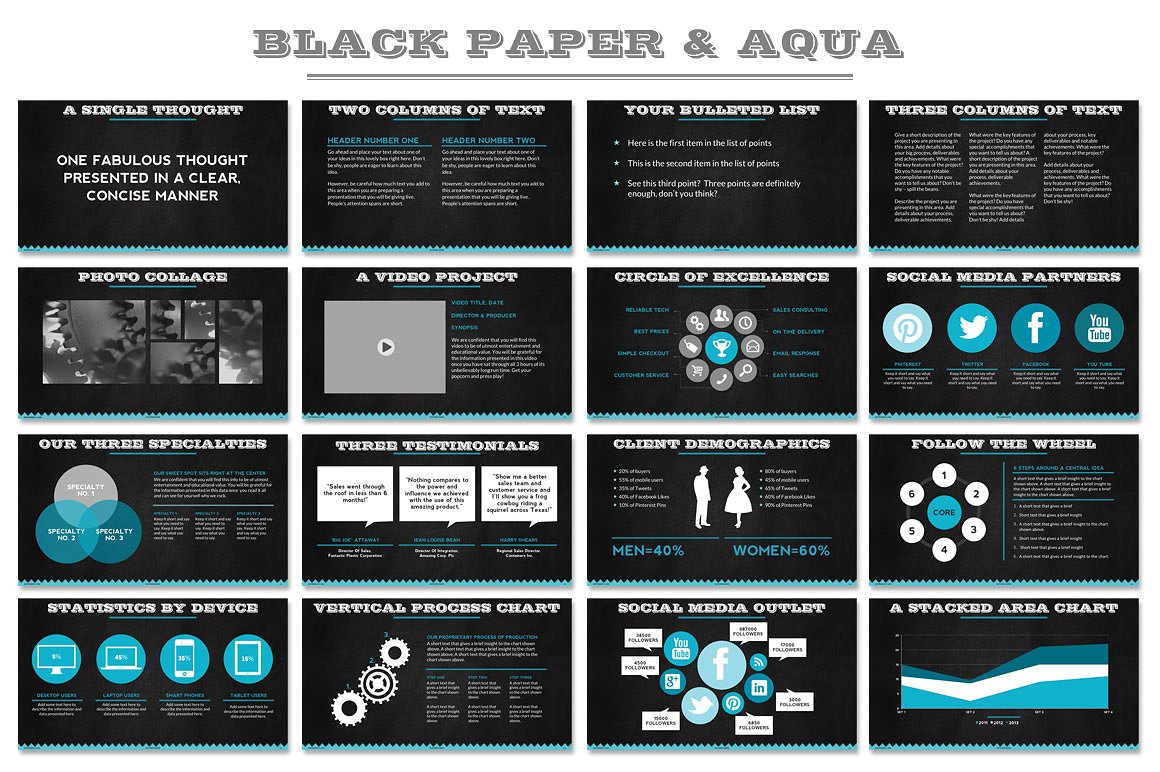 Butcher Paper Powerpoint Templ