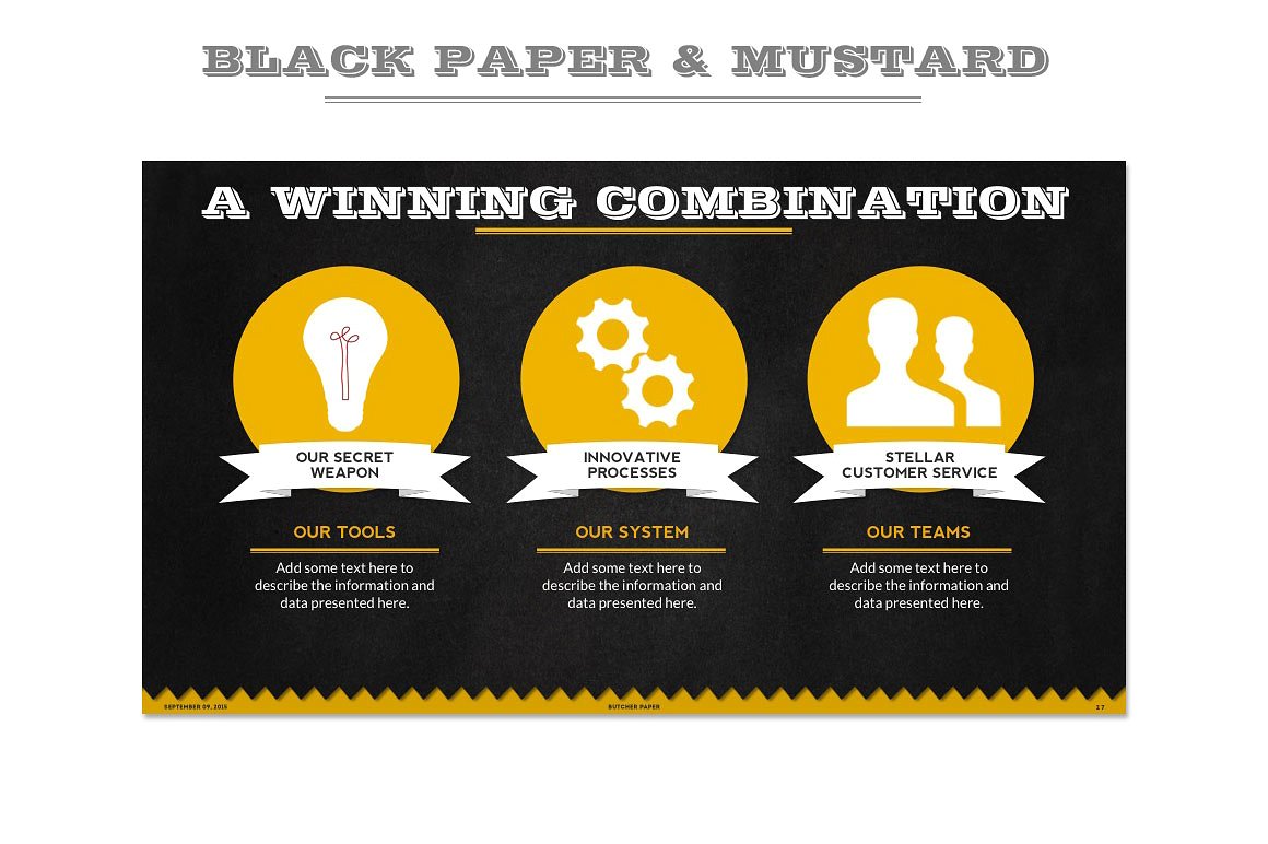 Butcher Paper Powerpoint Templ