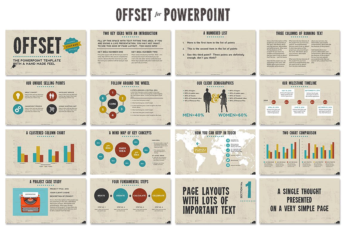 Offset Powerpoint Template