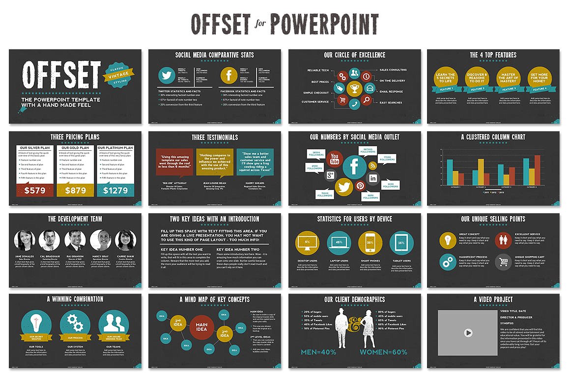 Offset Powerpoint Template