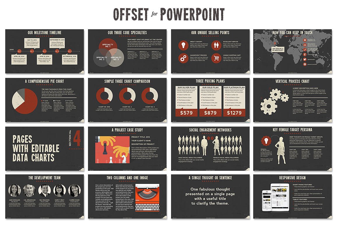 Offset Powerpoint Template