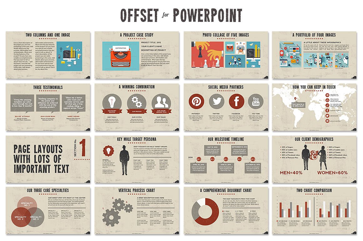 Offset Powerpoint Template