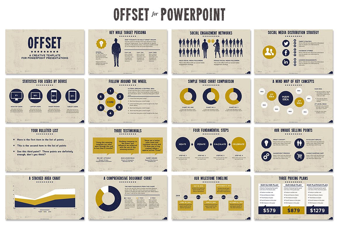 Offset Powerpoint Template