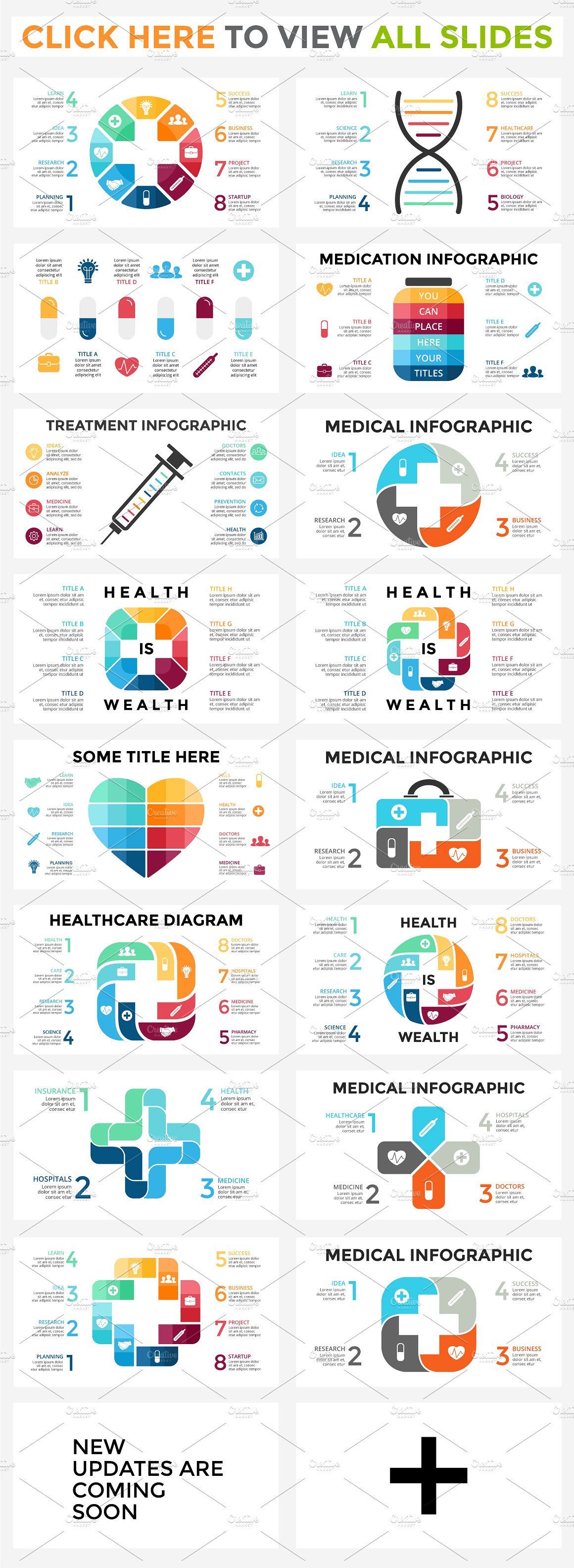 Medical Infographic. PPT KEY P