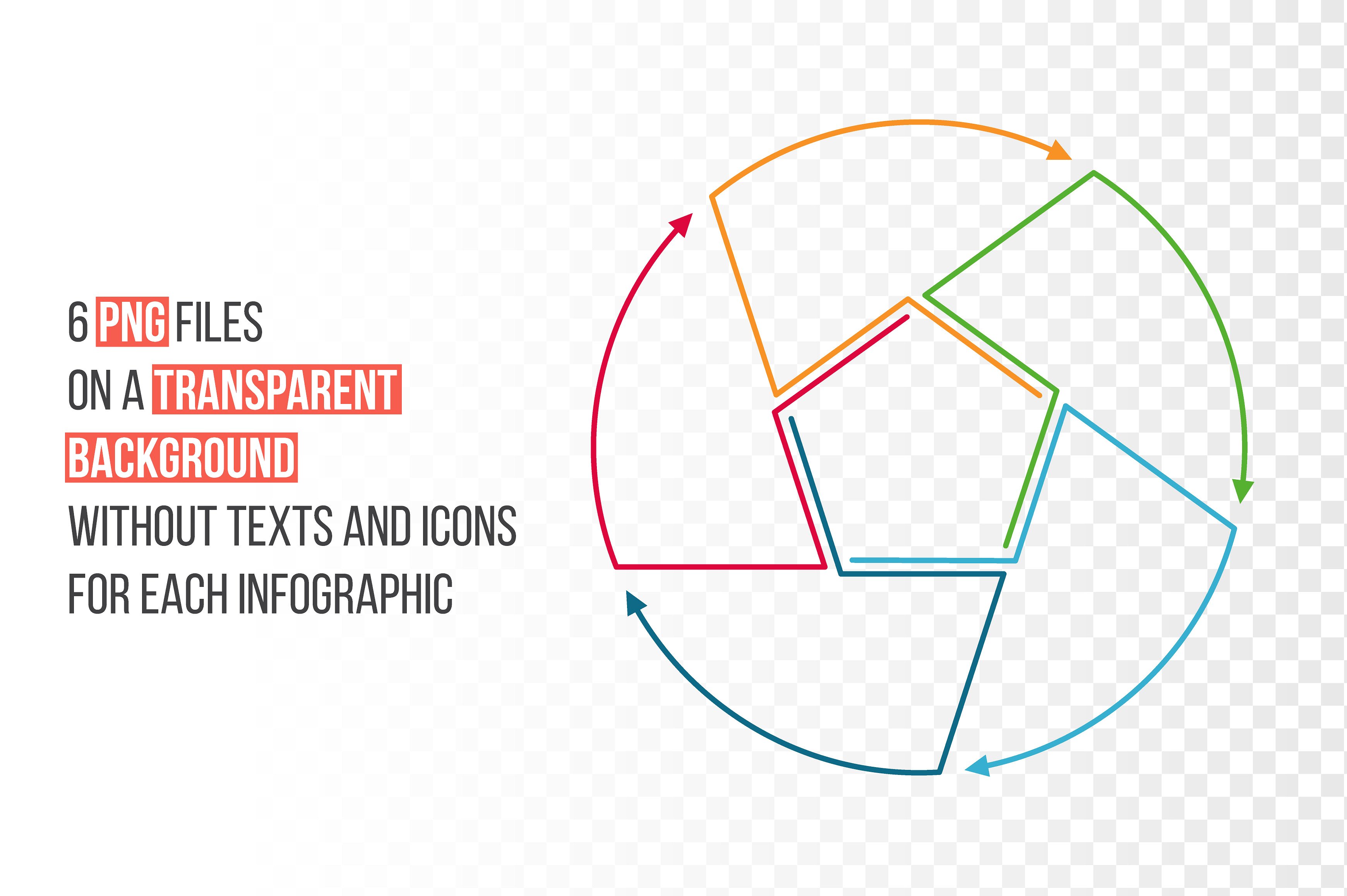 Linear elements for infographi