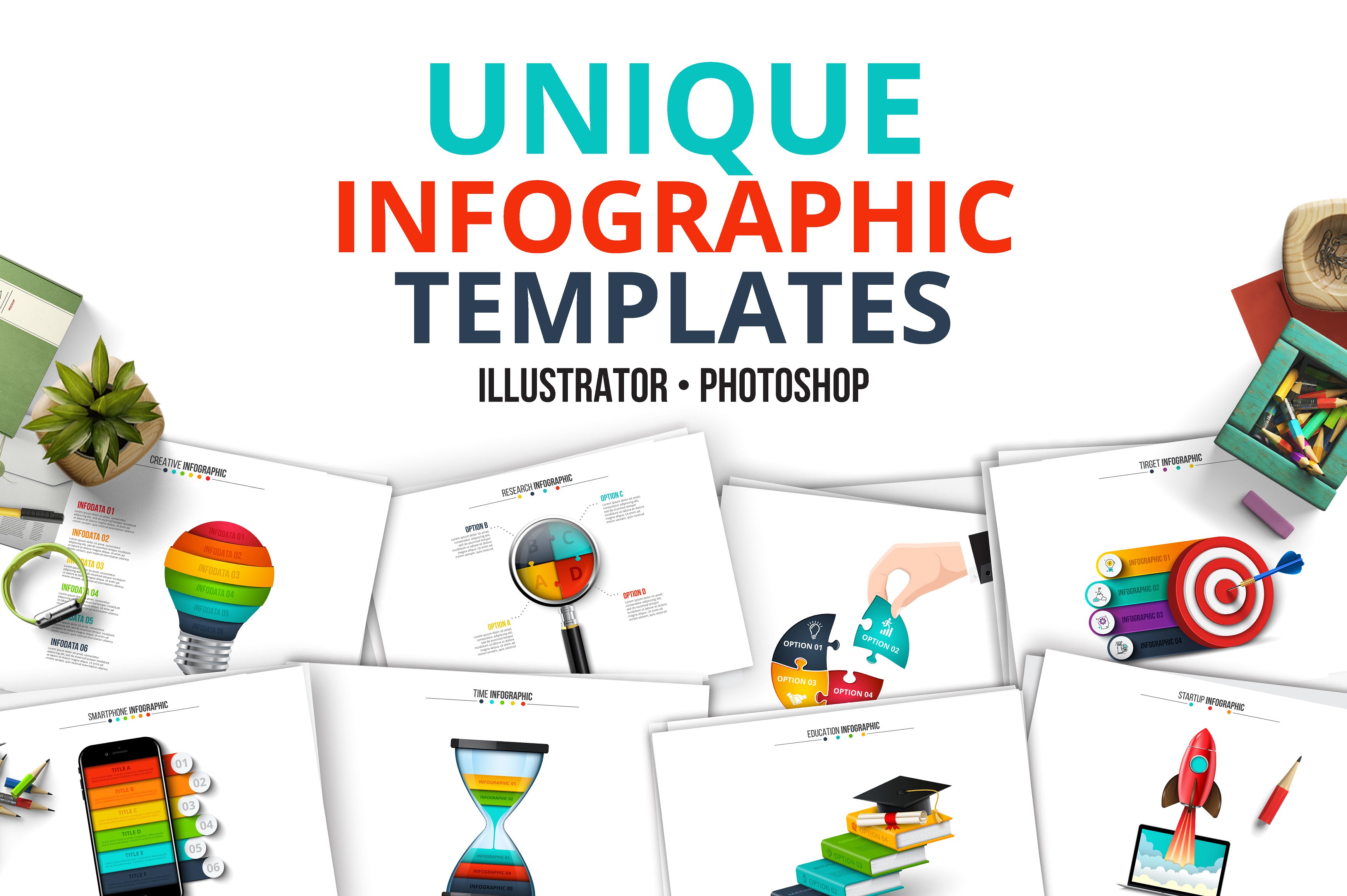 Unique infographic templates