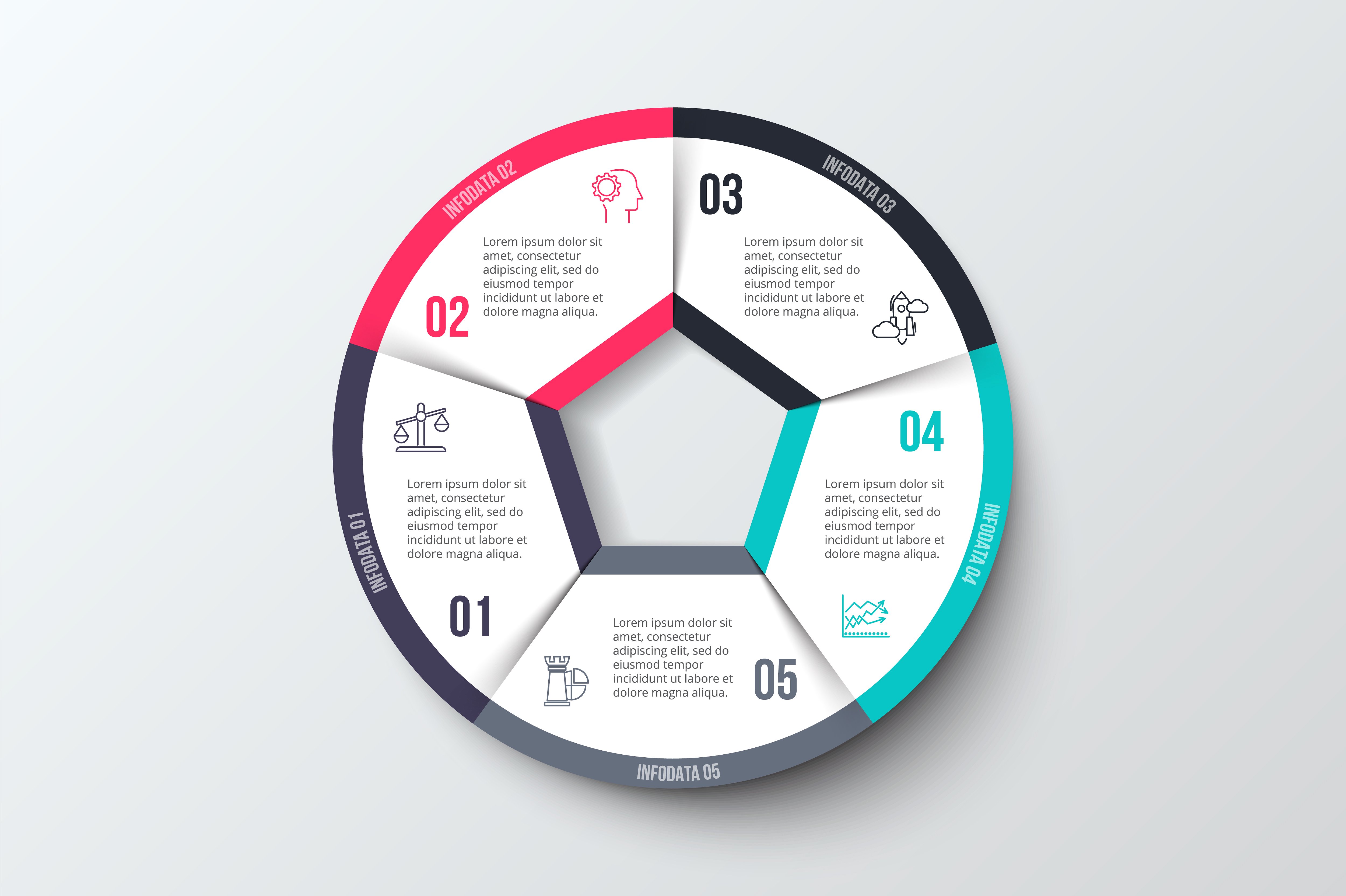 Infographics template set v.35