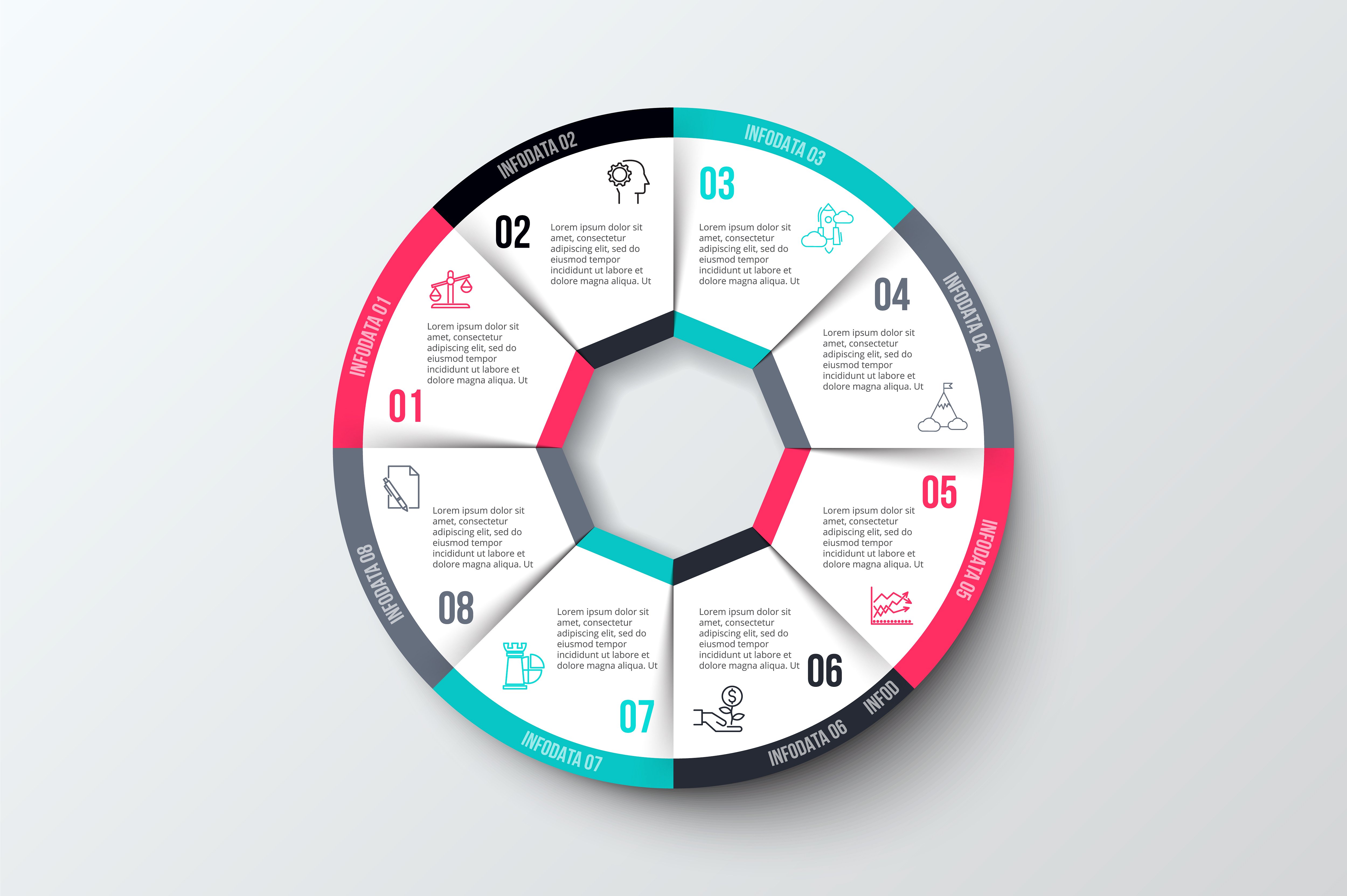 Infographics template set v.35