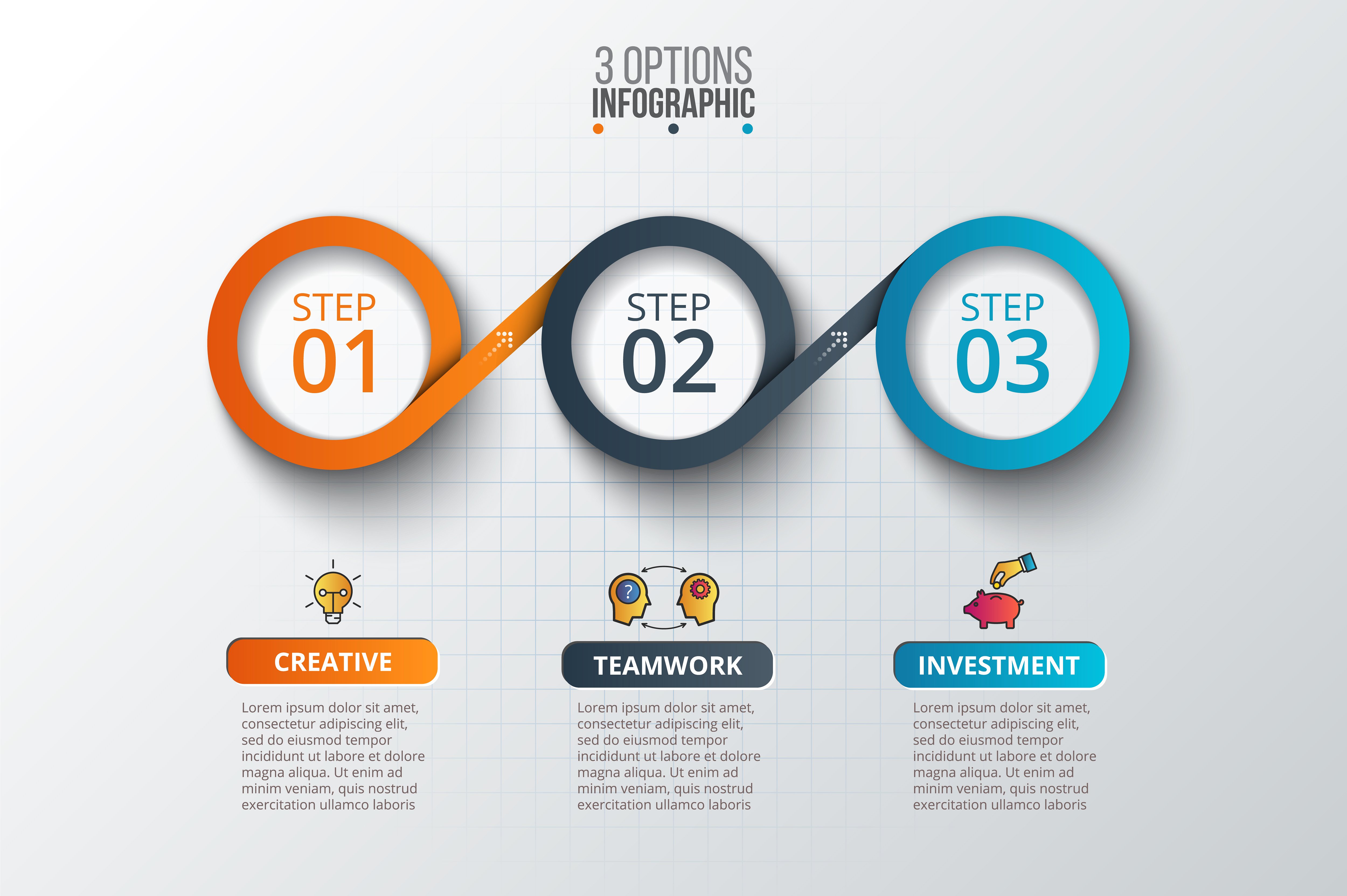 Business infographic diagrams